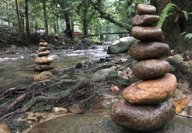 rock stacking