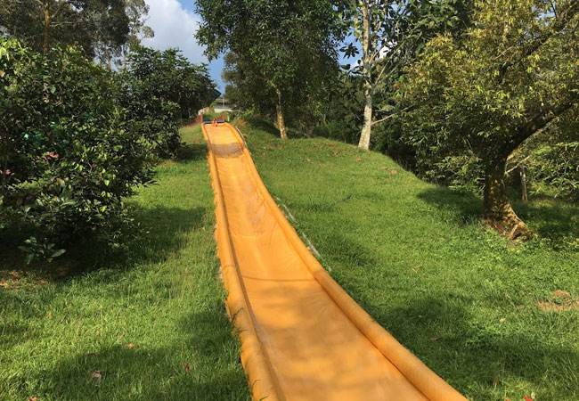 water slide